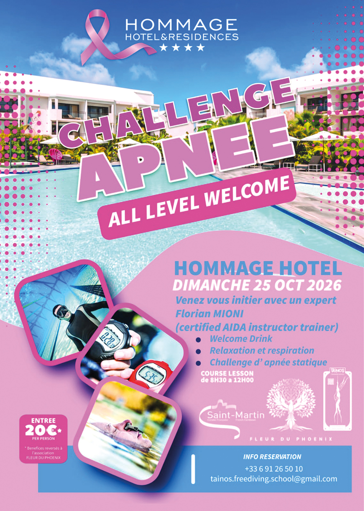 PINK OCTOBER: A freediving course to benefit cancer patients | Faxinfo