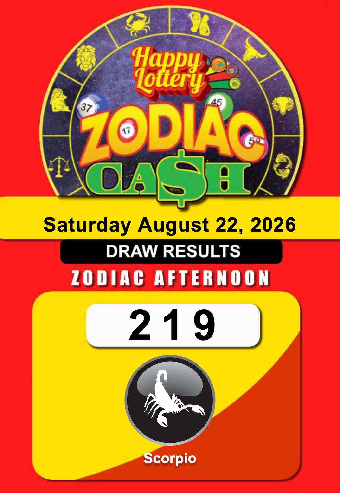 ROBBIES LOT AUG 22 ZODIAC AFT