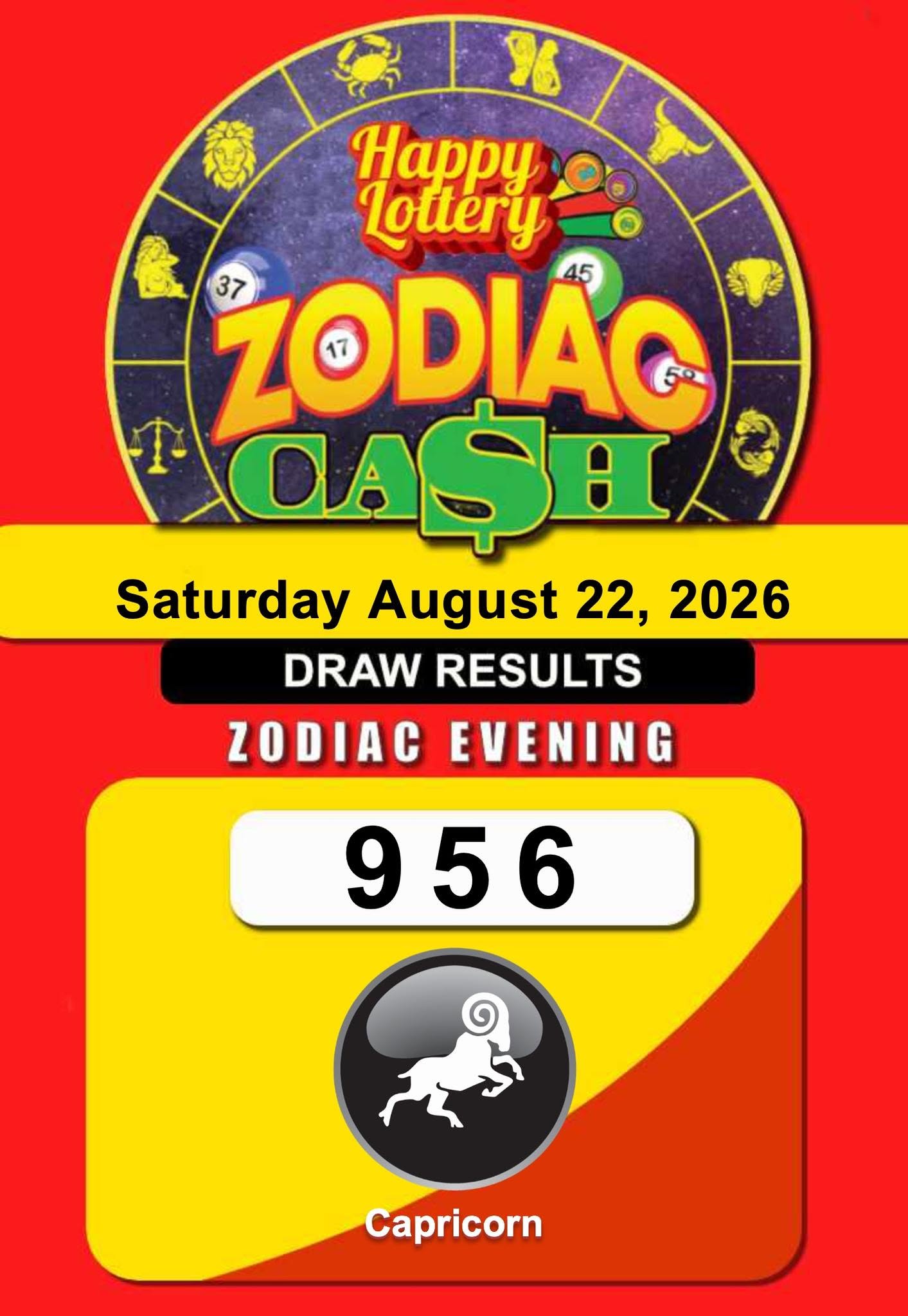 ROBBIES LOT AUG 22 ZODIAC EV