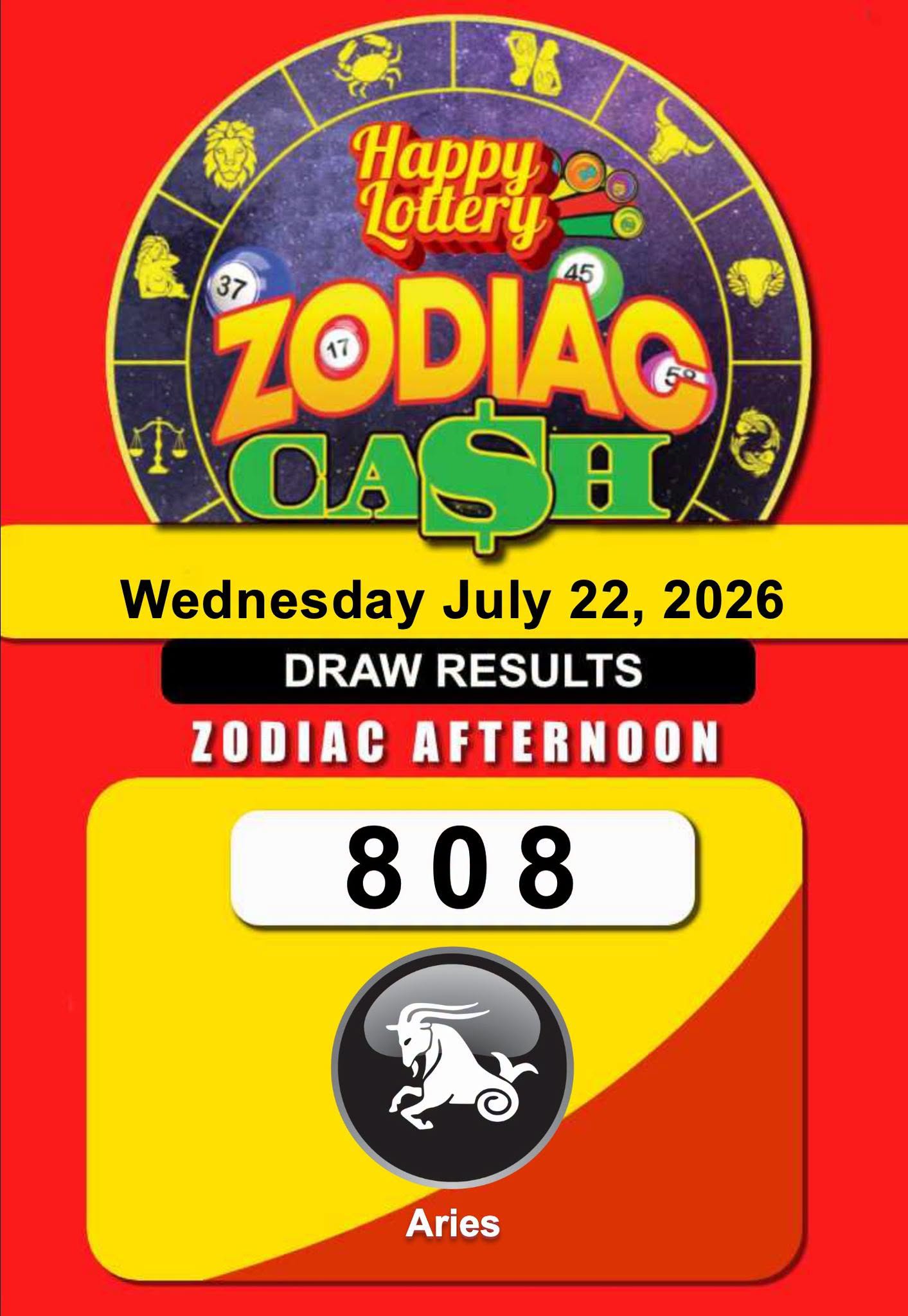 ROBBIES LOT JUL 22 ZODIAC AFT