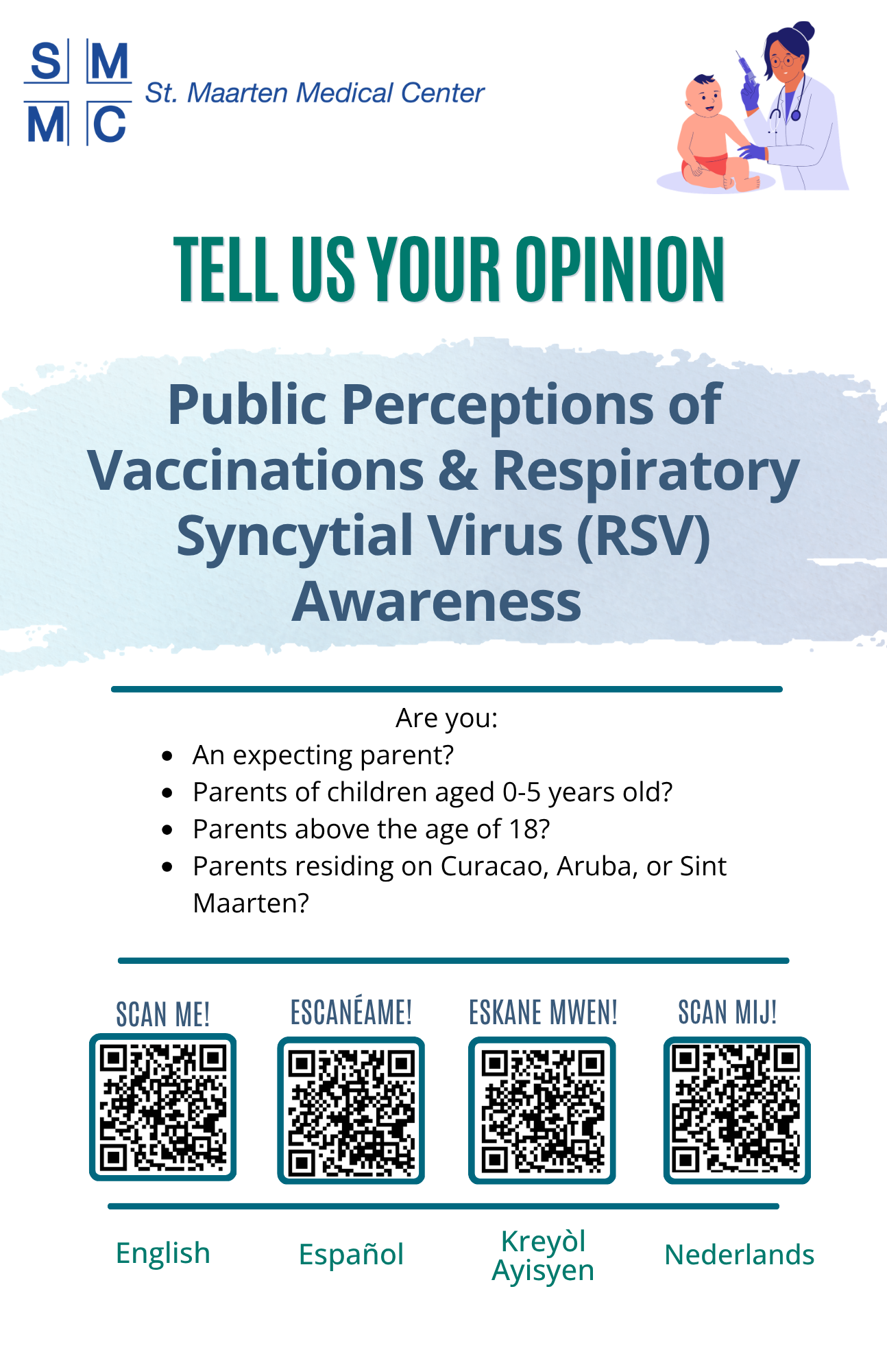 SMMC RSV Survey Flyer SMMC